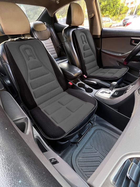 Classic Front Car Seats Cover | Black * Gray