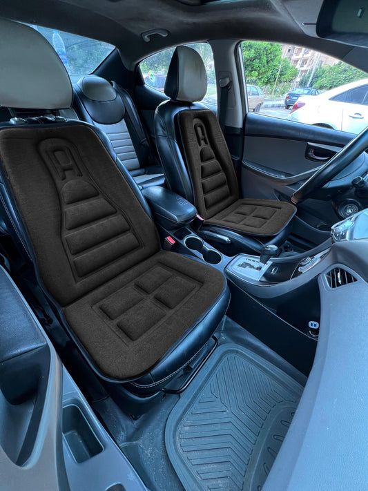 Classic Front Car Seats Cover | Black