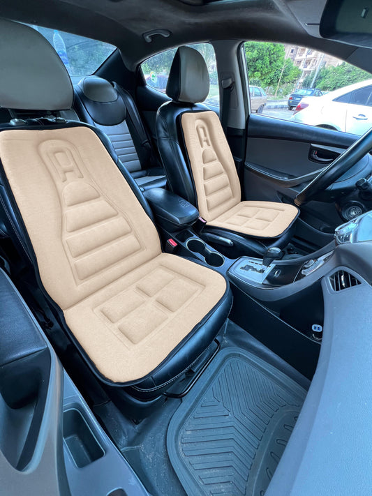 Classic Front Car Seats Cover | Beige
