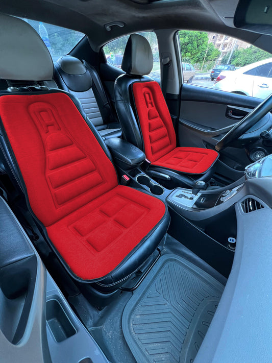 Classic Front Car Seats Cover | Red