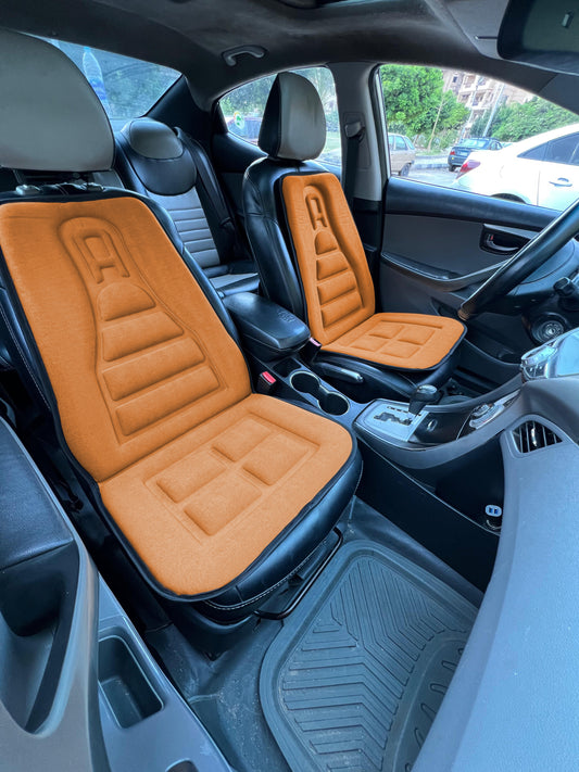 Classic Front Car Seats Cover | Honey